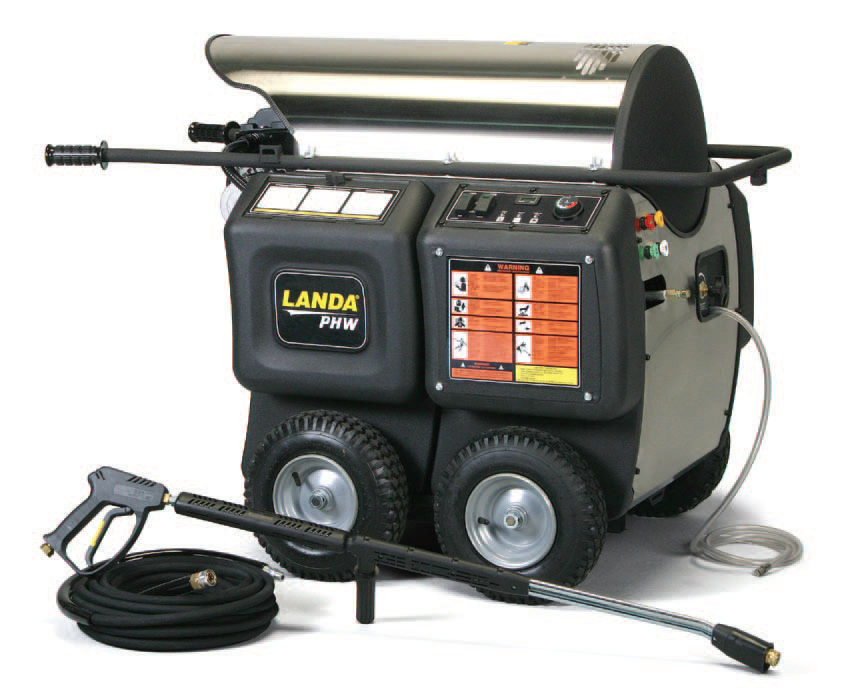 LANDA - PHW Portable, Electric Powered, Diesel Heated, Hot Water